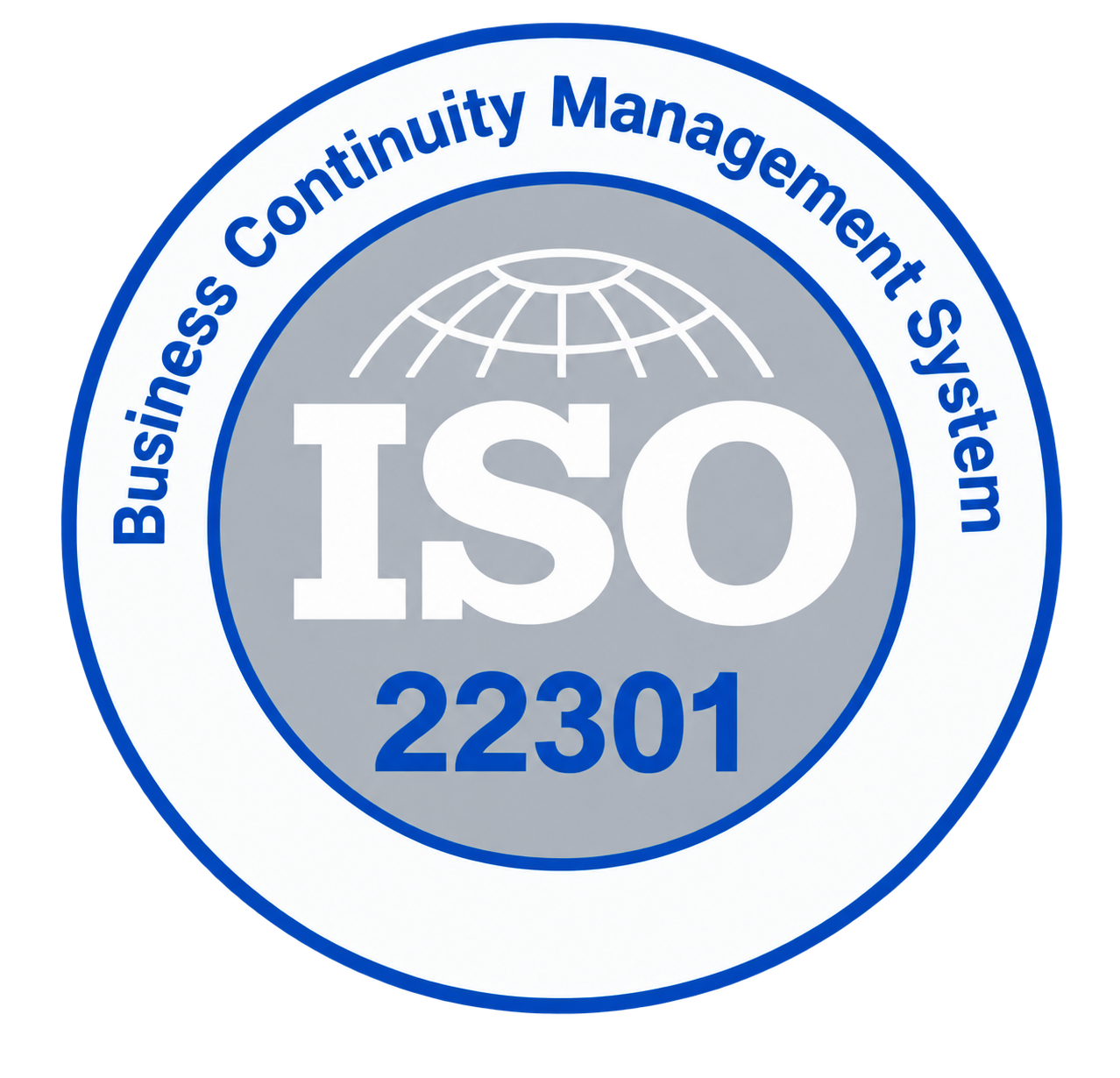 ISO 22301 certification logo