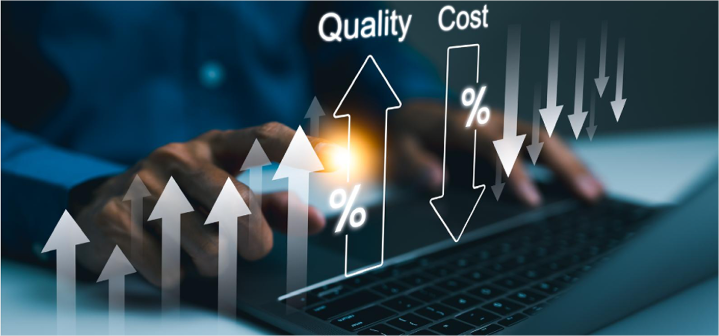 Blurred faces in public setting