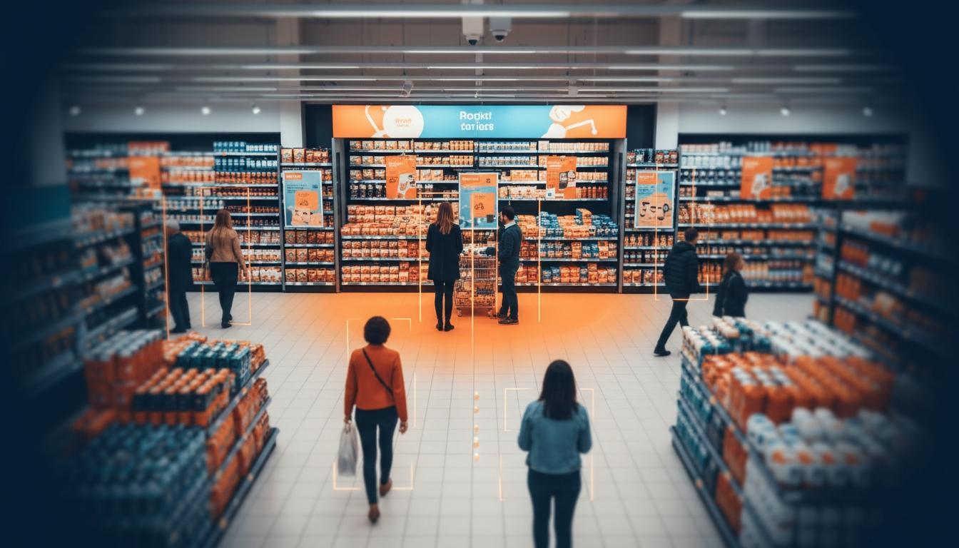 In-store promotion and retail media measurement in a retail store
