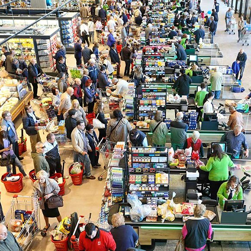 supermarket queue